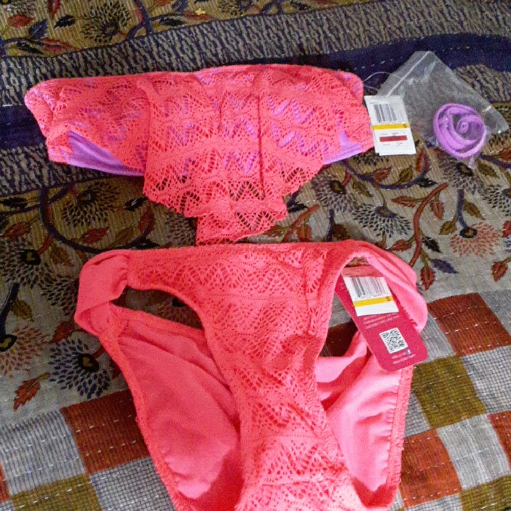 Hot pink bikini NWT Bottoms & Top